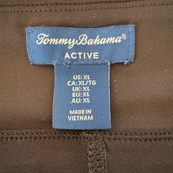 Black Ruffle Hem Tommy Bahama Active Skirt, Size XL - Picture 2 of 4